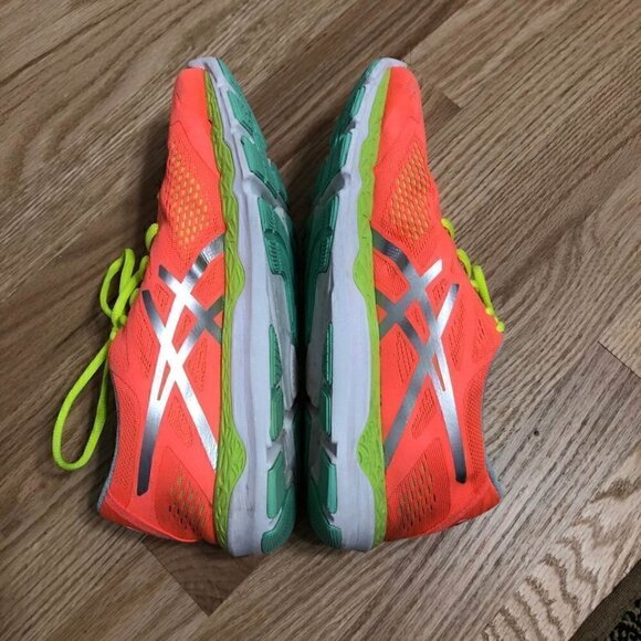 ASICS T583N Women’s Sneakers Sz 9 Orange - Picture 4 of 8